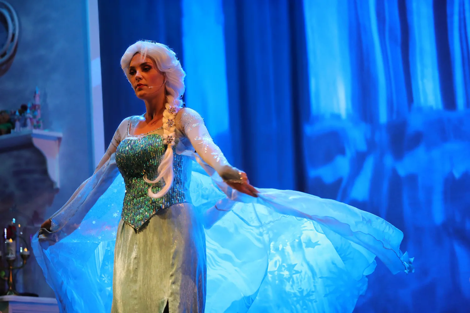 Héros, princesses et méchants du spectacle Dreamstory